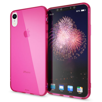 NALIA Handyhülle für iPhone XR, Ultra-Slim Silikon Case Cover Crystal Clear Etui Transparent NALIA