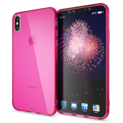 NALIA Handyhülle kompatibel mit iPhone X XS, Ultra-Slim Silikon Case Cover Crystal Schutzhülle Dünn Durchsichtig, Etui Handy-Tasche Schale Backcover Transparent Smart-Phone Bumper Transparent NALIA SlimFit Hülle