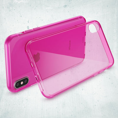 NALIA Handyhülle kompatibel mit iPhone X XS, Ultra-Slim Silikon Case Cover Crystal Schutzhülle Dünn Durchsichtig, Etui Handy-Tasche Schale Backcover Transparent Smart-Phone Bumper Transparent NALIA SlimFit Hülle