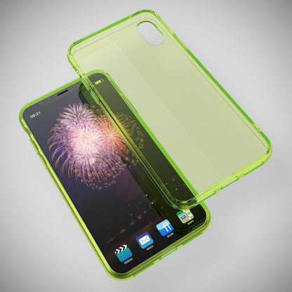 NALIA Handyhülle für iPhone XR, Ultra-Slim Silikon Case Cover Crystal Clear Etui Grau NALIA