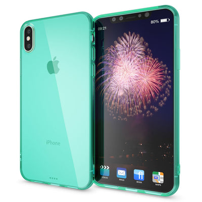 NALIA Handyhülle kompatibel mit iPhone X XS, Ultra-Slim Silikon Case Cover Crystal Schutzhülle Dünn Durchsichtig, Etui Handy-Tasche Schale Backcover Transparent Smart-Phone Bumper Transparent NALIA SlimFit Hülle