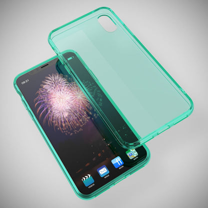 NALIA Handyhülle für iPhone XR, Ultra-Slim Silikon Case Cover Crystal Clear Etui Grau NALIA