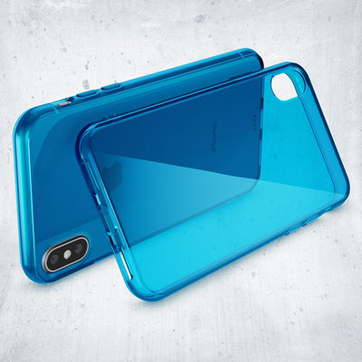 NALIA Handyhülle kompatibel mit iPhone X XS, Ultra-Slim Silikon Case Cover Crystal Schutzhülle Dünn Durchsichtig, Etui Handy-Tasche Schale Backcover Transparent Smart-Phone Bumper Transparent NALIA SlimFit Hülle