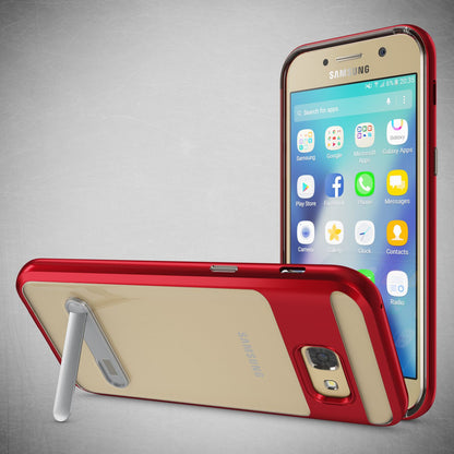 Samsung Galaxy A5 2017 Ständer Handy Hülle von NALIA, TPU Silikon Kickstand Case Rot NALIA
