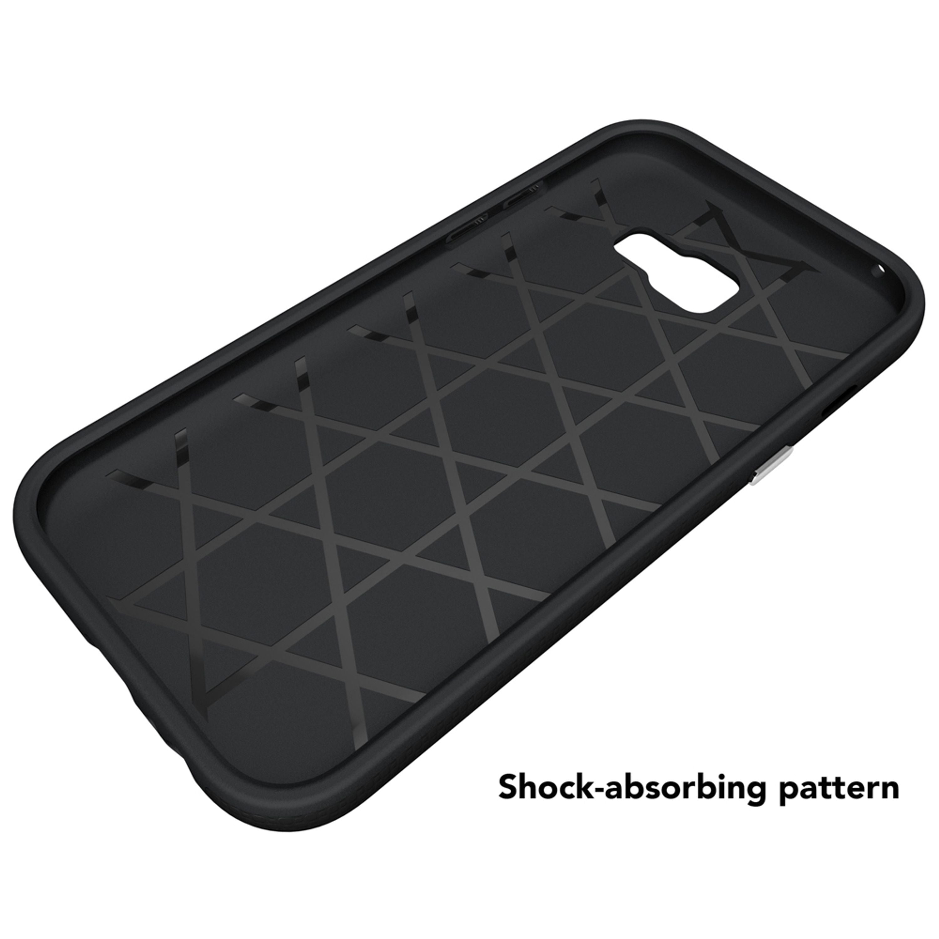 Samsung Galaxy A5 2017 Handy Hülle von NALIA 2 in 1 Silikon Case & Hardcover Etui NALIA