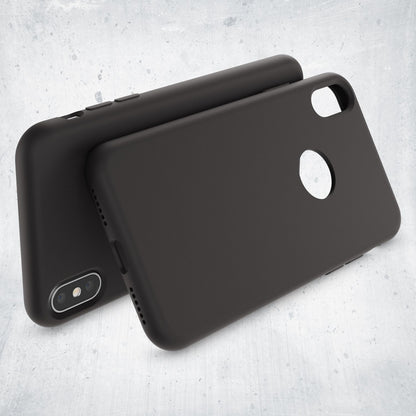 NALIA Hülle für Apple iPhone X, Liquid Silikon Handy Schutz Hard Case Cover NALIA