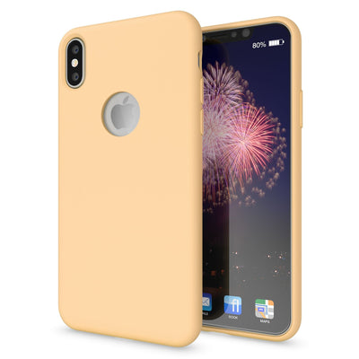 NALIA Liquid Silikon Hülle kompatibel mit iPhone X, Ultra-Slim Handyhülle Hard-Case mit Silk Touch & Microfaser, Dünnes Cover Schutzhülle Skin, Etui Handy-Tasche Backcover Bumper Fresh Green NALIA Protective Hülle
