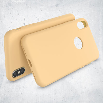 NALIA Liquid Silikon Hülle kompatibel mit iPhone X, Ultra-Slim Handyhülle Hard-Case mit Silk Touch & Microfaser, Dünnes Cover Schutzhülle Skin, Etui Handy-Tasche Backcover Bumper Fresh Green NALIA Protective Hülle
