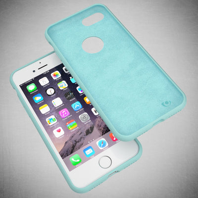 NALIA Liquid Silikon Hülle kompatibel mit iPhone 7, Ultra-Slim Handyhülle Hard-Case mit Silk Touch & Microfaser, Dünnes Cover Schutzhülle Skin, Etui Handy-Tasche Backcover Bumper Fresh Pink NALIA Protective Hülle