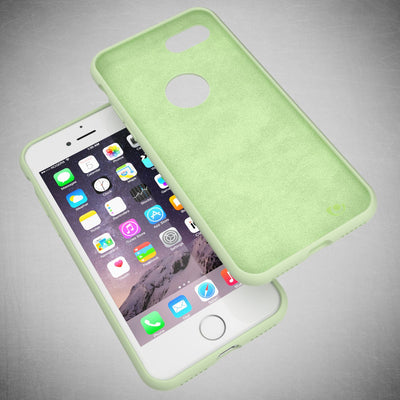 NALIA Liquid Silikon Hülle kompatibel mit iPhone 7, Ultra-Slim Handyhülle Hard-Case mit Silk Touch & Microfaser, Dünnes Cover Schutzhülle Skin, Etui Handy-Tasche Backcover Bumper NALIA Protective Hülle