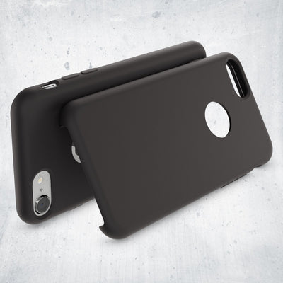 NALIA Liquid Silikon Hülle kompatibel mit iPhone 8, Ultra-Slim Handyhülle Hard-Case mit Silk Touch & Microfaser, Dünnes Cover Schutzhülle Skin, Etui Handy-Tasche Backcover Bumper NALIA Protective Hülle