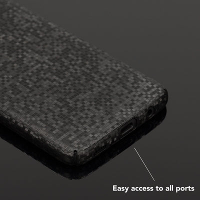 NALIA Handyhülle kompatibel mit Samsung Galaxy S8, Mosaik Ultra-Slim Hardcase Backcover Schutzhülle, Handy-Tasche Hülle Cover Case im Metall-Look Dünnes Bumper Karo Etui Skin