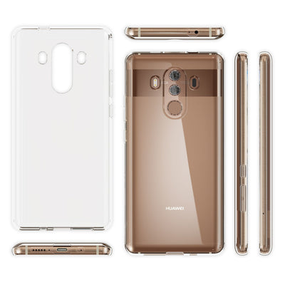 NALIA Handyhülle kompatibel mit Huawei Mate 10 Pro, Ultra-Slim TPU Silikon Case Cover Hülle Crystal Clear Schutzhülle Dünn Durchsichtig, Backcover Etui Handy-Tasche Transparent, Phone Schutz Bumper Default Title NALIA Transparente Hülle
