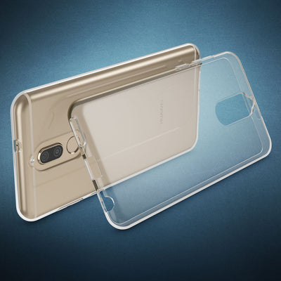 NALIA Handyhülle kompatibel mit Huawei Mate 10 Lite, Ultra-Slim TPU Silikon Case Cover Hülle Crystal Clear Schutzhülle Dünn Durchsichtig, Backcover Etui Handy-Tasche Transparent, Phone Schutz Bumper Default Title NALIA Transparente Hülle