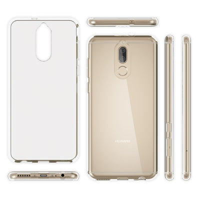 NALIA Handyhülle kompatibel mit Huawei Mate 10 Lite, Ultra-Slim TPU Silikon Case Cover Hülle Crystal Clear Schutzhülle Dünn Durchsichtig, Backcover Etui Handy-Tasche Transparent, Phone Schutz Bumper Default Title NALIA Transparente Hülle