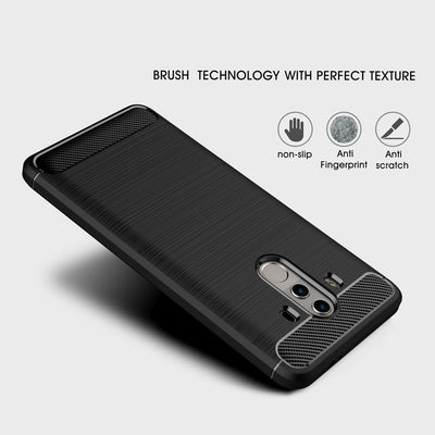 NALIA Silikonhülle für Huawei Mate 10 Pro – Rutschfest & Matt – VORTEX (Gebürstete Optik & Carbon Design) – Marke aus Berlin Default Title NALIA Protective Hülle