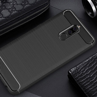 NALIA Silikonhülle für Huawei Mate 10 Lite – Rutschfest & Matt – VORTEX (Gebürstete Optik & Carbon Design) – Marke aus Berlin Default Title NALIA Protective Hülle