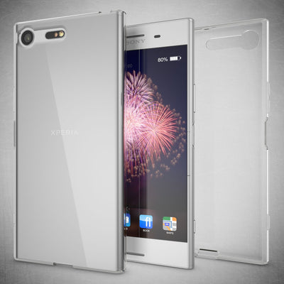 NALIA Transparente Silikonhülle für Sony Xperia XZ Premium – Anti-Gelb & Rutschfest – GLAZE (Handyhülle Kristallklar, Schlank & Stoßfest) – Marke aus Berlin Default Title NALIA Transparente Hülle