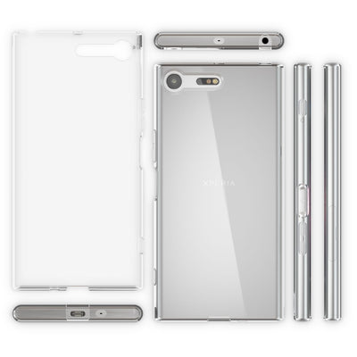 NALIA Transparente Silikonhülle für Sony Xperia XZ Premium – Anti-Gelb & Rutschfest – GLAZE (Handyhülle Kristallklar, Schlank & Stoßfest) – Marke aus Berlin Default Title NALIA Transparente Hülle