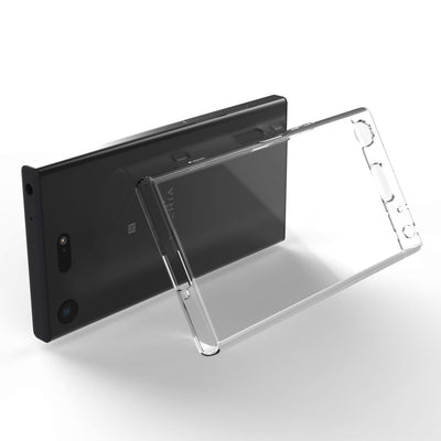 NALIA Transparente Silikonhülle für Sony Xperia XZ1 – Anti-Gelb & Rutschfest – GLAZE (Handyhülle Kristallklar, Schlank & Stoßfest) – Marke aus Berlin Default Title NALIA Transparente Hülle