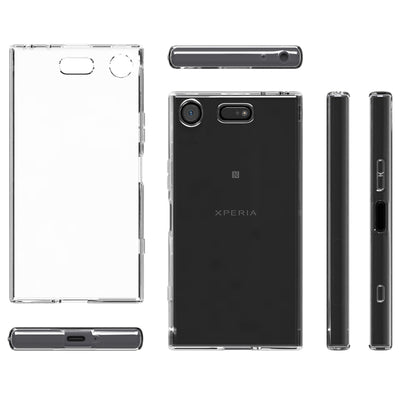 NALIA Transparente Silikonhülle für Sony Xperia XZ1 – Anti-Gelb & Rutschfest – GLAZE (Handyhülle Kristallklar, Schlank & Stoßfest) – Marke aus Berlin Default Title NALIA Transparente Hülle