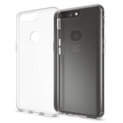 NALIA Transparente Silikonhülle für OnePlus 5T – Anti-Gelb & Rutschfest – GLAZE (Handyhülle Kristallklar, Schlank & Stoßfest) – Marke aus Berlin Default Title NALIA Transparente Hülle