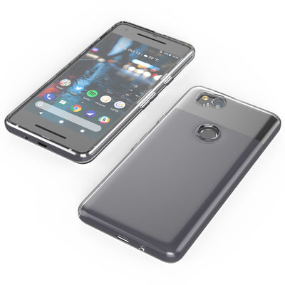 NALIA Transparente Silikonhülle für Google Pixel 2 – Anti-Gelb & Rutschfest – GLAZE (Handyhülle Kristallklar, Schlank & Stoßfest) – Marke aus Berlin Default Title NALIA Transparente Hülle