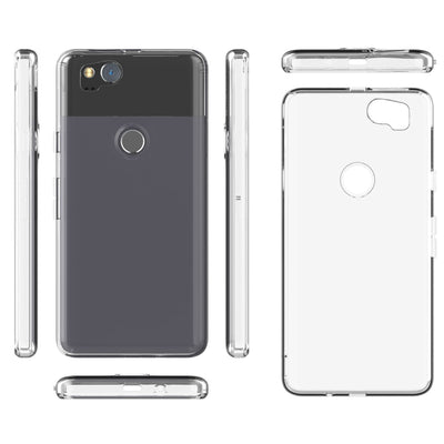 NALIA Transparente Silikonhülle für Google Pixel 2 – Anti-Gelb & Rutschfest – GLAZE (Handyhülle Kristallklar, Schlank & Stoßfest) – Marke aus Berlin Default Title NALIA Transparente Hülle