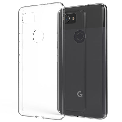 NALIA Transparente Silikonhülle für Google Pixel 2 XL – Anti-Gelb & Rutschfest – GLAZE (Handyhülle Kristallklar, Schlank & Stoßfest) – Marke aus Berlin Default Title NALIA Transparente Hülle