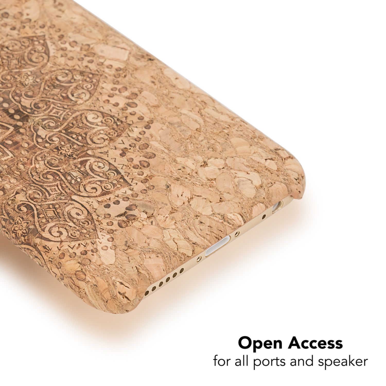 Apple iPhone 6 6s Kork Handy Hülle von NALIA, Holz Look Case Cover Schutzhülle NALIA