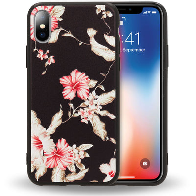 NALIA Handyhülle kompatibel mit iPhone X XS, Ultra-Slim TPU Hülle Silikon Motiv Case Cover Gummi Schutzhülle Dünn, Etui Handy-Tasche Backcover Phone Skin Bumper NALIA SlimFit Hülle