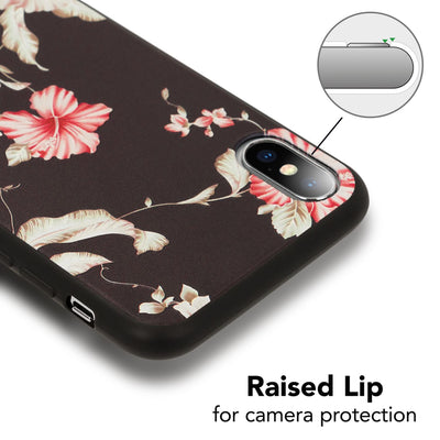 NALIA Handyhülle kompatibel mit iPhone X XS, Ultra-Slim TPU Hülle Silikon Motiv Case Cover Gummi Schutzhülle Dünn, Etui Handy-Tasche Backcover Phone Skin Bumper NALIA SlimFit Hülle