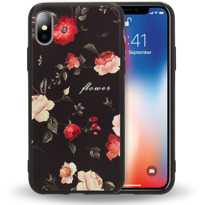 NALIA Handyhülle kompatibel mit iPhone X XS, Ultra-Slim TPU Hülle Silikon Motiv Case Cover Gummi Schutzhülle Dünn, Etui Handy-Tasche Backcover Phone Skin Bumper NALIA SlimFit Hülle
