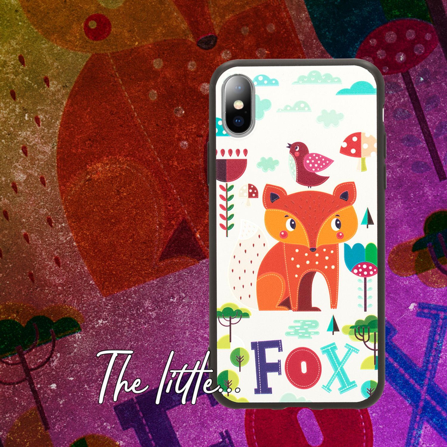 NALIA Hülle für Apple iPhone X XS, Slim Silikon Motiv Case Schutz Cover Bumper