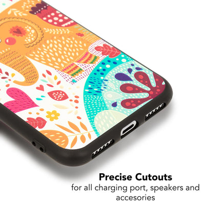 NALIA Handyhülle kompatibel mit iPhone X XS, Ultra-Slim TPU Hülle Silikon Motiv Case Cover Gummi Schutzhülle Dünn, Etui Handy-Tasche Backcover Phone Skin Bumper Elephant NALIA SlimFit Hülle