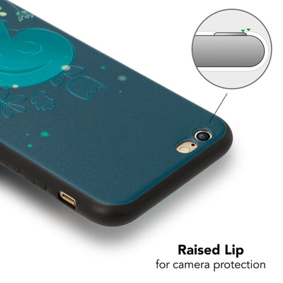 NALIA Handyhülle kompatibel mit iPhone 6 6s, Thin TPU Silikon Motiv Case Cover Gummi Schutzhülle Dünn, Ultra-Slim Etui Handy-Tasche Backcover Phone Bumper Squirrel NALIA SlimFit Hülle