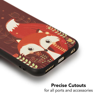 NALIA Handyhülle kompatibel mit iPhone 6 6s, Thin TPU Silikon Motiv Case Cover Gummi Schutzhülle Dünn, Ultra-Slim Etui Handy-Tasche Backcover Phone Bumper Squirrel NALIA SlimFit Hülle