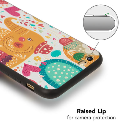 NALIA Handyhülle kompatibel mit iPhone 6 6s, Thin TPU Silikon Motiv Case Cover Gummi Schutzhülle Dünn, Ultra-Slim Etui Handy-Tasche Backcover Phone Bumper Squirrel NALIA SlimFit Hülle