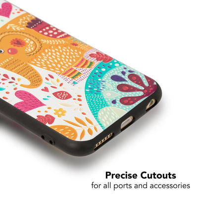 NALIA Handyhülle kompatibel mit iPhone 6 6s, Thin TPU Silikon Motiv Case Cover Gummi Schutzhülle Dünn, Ultra-Slim Etui Handy-Tasche Backcover Phone Bumper Squirrel NALIA SlimFit Hülle