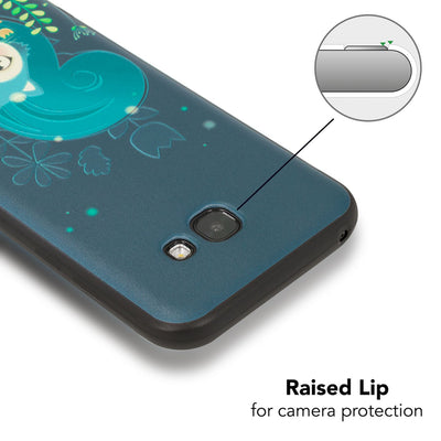 NALIA Handyhülle kompatibel mit Samsung Galaxy A5 (17), Slim TPU Silikon Motiv Case Cover Gummi Schutzhülle Dünn, Ultra-Slim Etui Handy-Tasche Backcover Phone Bumper Squirrel NALIA SlimFit Hülle