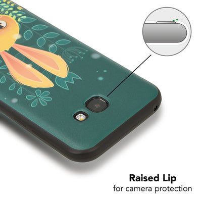 NALIA Handyhülle kompatibel mit Samsung Galaxy A5 (17), Slim TPU Silikon Motiv Case Cover Gummi Schutzhülle Dünn, Ultra-Slim Etui Handy-Tasche Backcover Phone Bumper Bunny NALIA SlimFit Hülle