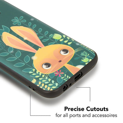 NALIA Handyhülle kompatibel mit Samsung Galaxy A5 (17), Slim TPU Silikon Motiv Case Cover Gummi Schutzhülle Dünn, Ultra-Slim Etui Handy-Tasche Backcover Phone Bumper Bunny NALIA SlimFit Hülle