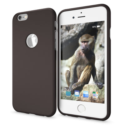 NALIA Neon Silikonhülle für iPhone 6 / 6s – Soft-Touch & Signal-Neon – NEONSHOCK (Matte Schutzhülle) – Marke aus Berlin Schwarz NALIA Protective Hülle