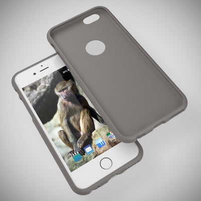 NALIA Neon Silikonhülle für iPhone 6 / 6s – Soft-Touch & Signal-Neon – NEONSHOCK (Matte Schutzhülle) – Marke aus Berlin Schwarz NALIA Protective Hülle