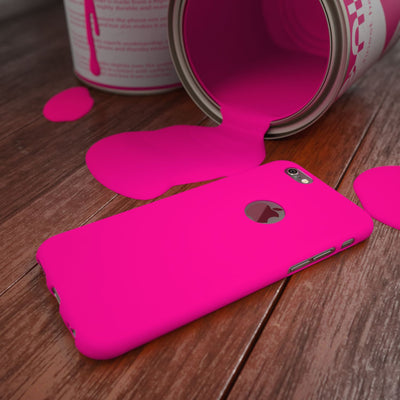 NALIA Neon Silikonhülle für iPhone 6 / 6s – Soft-Touch & Signal-Neon – NEONSHOCK (Matte Schutzhülle) – Marke aus Berlin Pink NALIA Protective Hülle