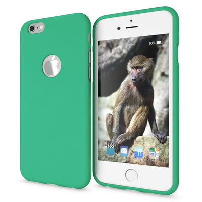 NALIA Neon Silikonhülle für iPhone 6 / 6s – Soft-Touch & Signal-Neon – NEONSHOCK (Matte Schutzhülle) – Marke aus Berlin Grün NALIA Protective Hülle