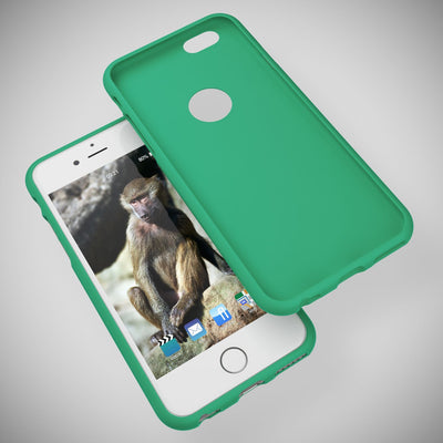 NALIA Neon Silikonhülle für iPhone 6 / 6s – Soft-Touch & Signal-Neon – NEONSHOCK (Matte Schutzhülle) – Marke aus Berlin Grün NALIA Protective Hülle