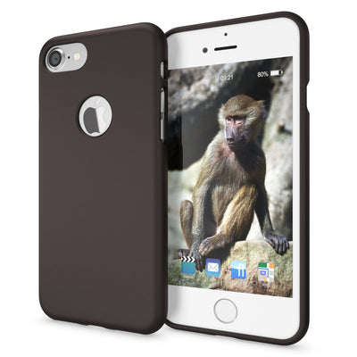 NALIA Neon Silikonhülle für iPhone 7 – Soft-Touch & Signal-Neon – NEONSHOCK (Matte Schutzhülle) – Marke aus Berlin Schwarz NALIA Protective Hülle