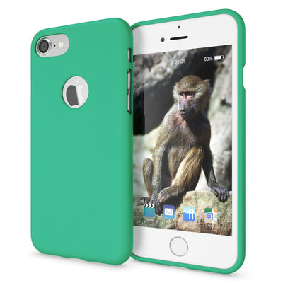 NALIA Neon Silikonhülle für iPhone 7 – Soft-Touch & Signal-Neon – NEONSHOCK (Matte Schutzhülle) – Marke aus Berlin Gelb NALIA Protective Hülle