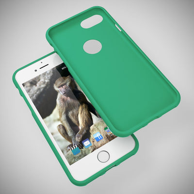 NALIA Neon Silikonhülle für iPhone 7 – Soft-Touch & Signal-Neon – NEONSHOCK (Matte Schutzhülle) – Marke aus Berlin Gelb NALIA Protective Hülle